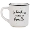 Attitudes Import 2 Vintage Mug - Le Bonheur* Mugs With Text