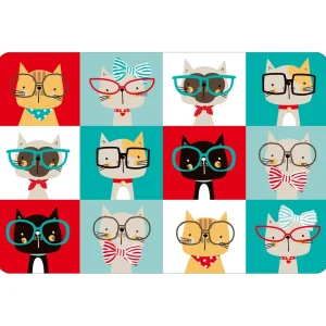 Safdie & Co Vinyl Placemat - Cats* Tablecloths, Placemats & Napkins