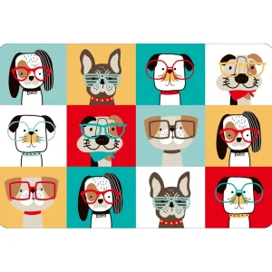 Safdie & Co Vinyl Placemat - Dogs* Tablecloths, Placemats & Napkins