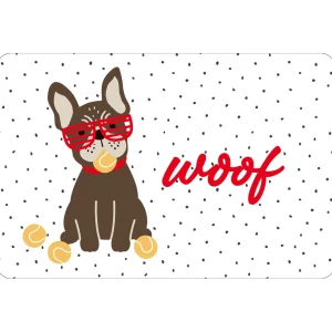 Safdie & Co Vinyl Placemat - Woof* Tablecloths, Placemats & Napkins