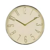 Attitudes Import Wall Clock - Gold* Clocks