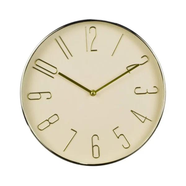 Attitudes Import Wall Clock - Gold* Clocks