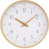 Splash Internatinnal Wall Clock - White Wood* Decorative Objects