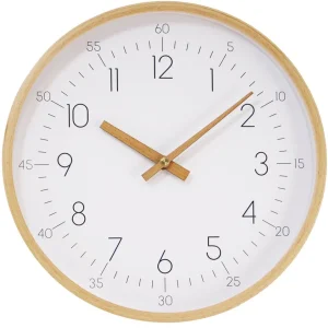 Splash Internatinnal Wall Clock - White Wood* Decorative Objects