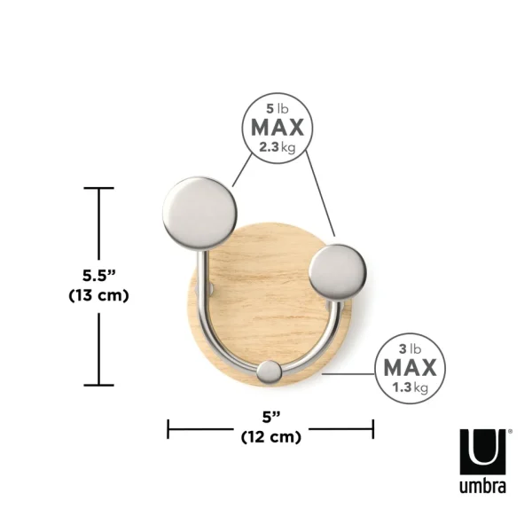 Umbra 3 Wall Hooks - Melody* Handles & Hooks
