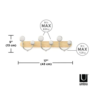 Umbra 9 Wall Hooks - Melody* Handles & Hooks