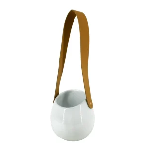 Danesco Wall Mounted Planter With Leatherette Strap* Planters
