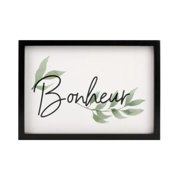 Attitudes Import 2 Wall Plate - Bonheur* Plates & Wall Frames