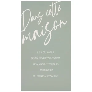 Attitudes Import Wall Plate - Dans Cette Maison* Plates & Wall Frames