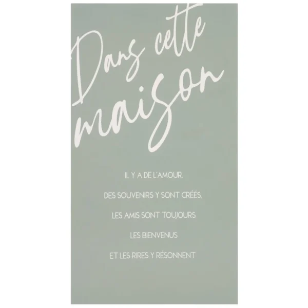 Attitudes Import Wall Plate - Dans Cette Maison* Plates & Wall Frames