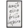 Attitudes Import Wall Plate - Ecoute, Aime* Plates & Wall Frames