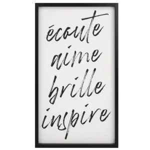 Attitudes Import Wall Plate - Ecoute, Aime* Plates & Wall Frames