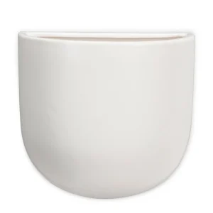 Abbott Wall Vase - White* Planters