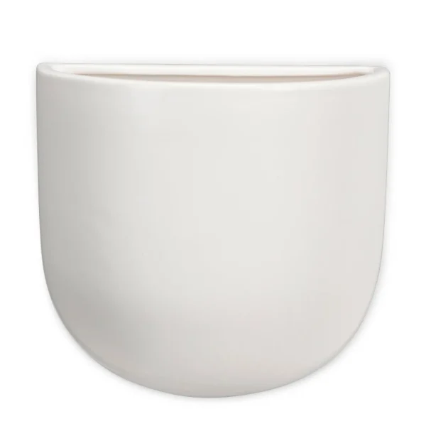 Abbott Wall Vase - White* Planters