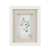 CTG Brands White And Linen Photo Frame - 6 X 8* Photo Frames