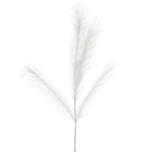 Attitudes Import White Feather Stem - Illuminated* Dried Stems & Flowers