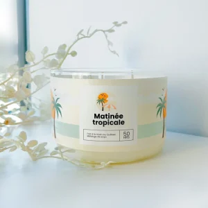Kozy x Three Wix & CO 3-Wick Candle - Tropical Morning* Scented Candles