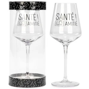 Attitudes Import 2 Wine Glass - Amitie* Products With Text