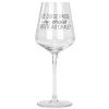 Attitudes Import 2 Wine Glass - Ce Qui Se Passe Au Chalet* Products With Text