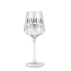 Attitudes Import 2 Wine Glass - Pause Maman* Products With Text