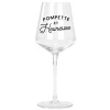 Attitudes Import 2 Wine Glass - Pompette & Heureuse* Products With Text