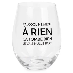 Attitudes Import 2 Wine Glass Without Stem - L'Alcool* All For Wine