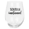 Attitudes Import 2 Wine Glass Without Stem - Emotionnel* Products With Text