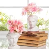 Abbott Women's Roman Face Pot - White* Vases & Pots