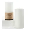 Gift Craft 3X3 White Pillar* Decorative Candles