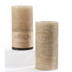 Gift Craft 3X3 White Pillar* Decorative Candles