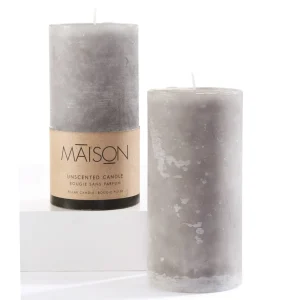 Gift Craft 3X3 White Pillar* Decorative Candles