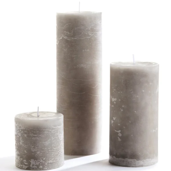 Gift Craft 3X3 White Pillar* Decorative Candles